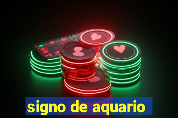 signo de aquario